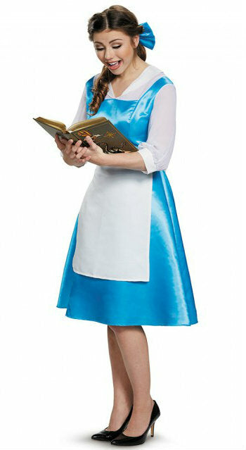 Beauty and the Beast Belle Blue Dress Adult Costume - Large Beauty and the Beast Belle Blue Dress Adult Costume - Large