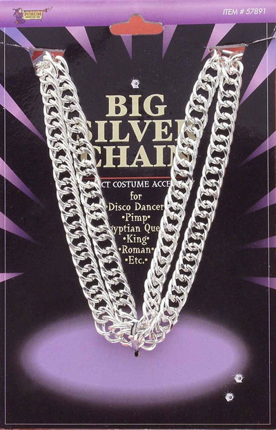 big silver chain pimp disco king