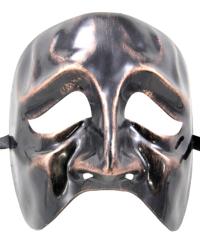 Theatrical Opera Face Mask - Bronze