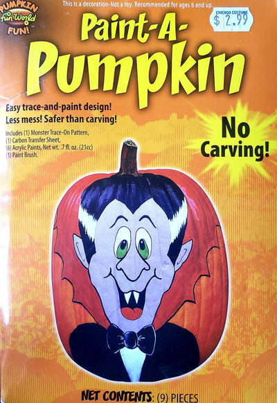 Paint-A-Pumpkin Kit Vampire 