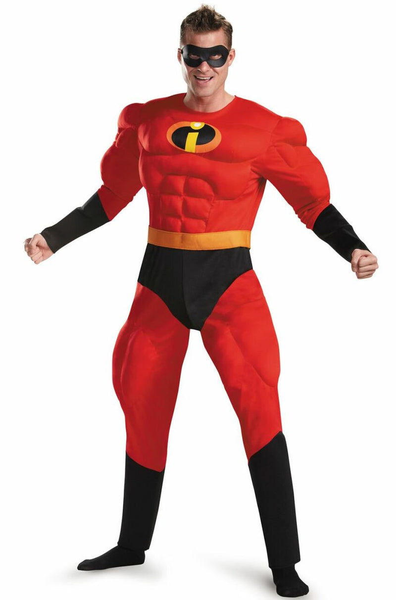 Mr. Incredible Deluxe Muscle Adult Costume