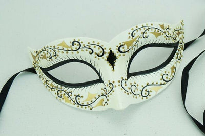 Trella Eye Mask gold white black