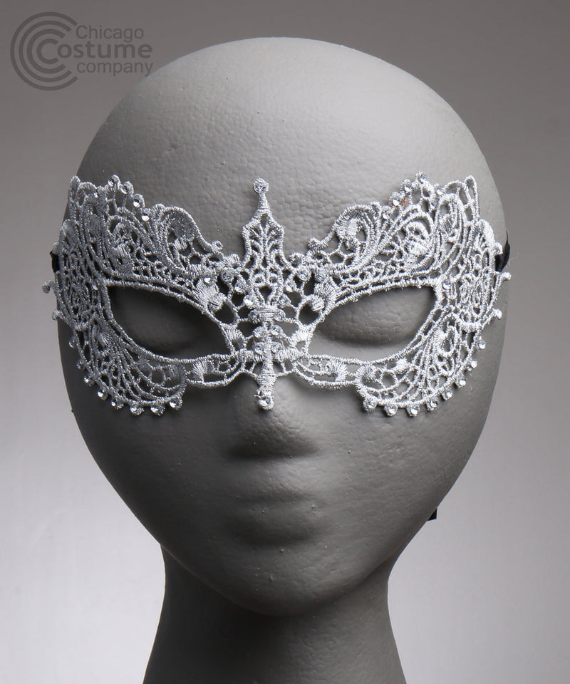 Kerisa Fabric Eye Mask-Silver