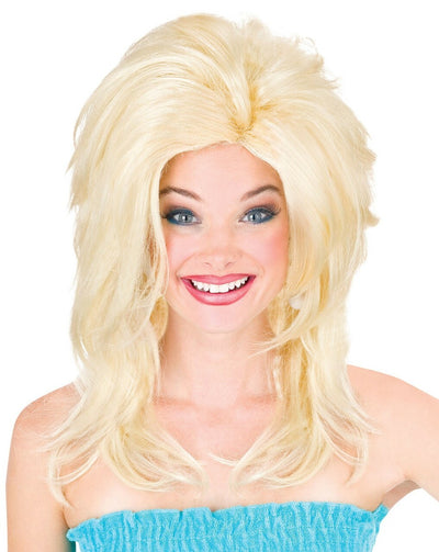 Rockin' 80's Wig - Texas Big Hair-Blonde