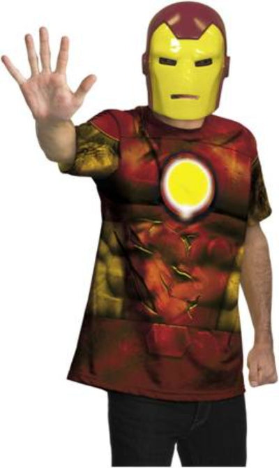 iron man tshirt and mask set from disguise brand