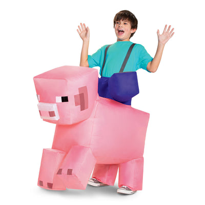 Minecraft Pig Ride-on Child Costume
