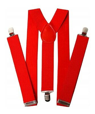 Suspenders red