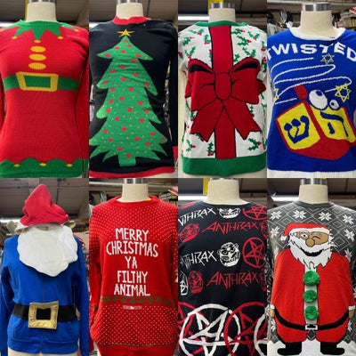 Stay Warm and Look Cool in our Holiday Sweaters