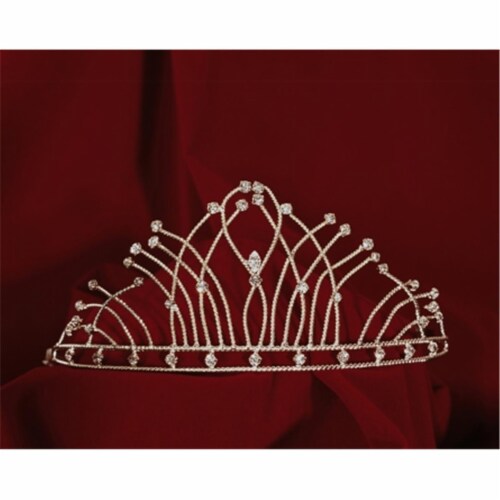 Rhinestone Tiara - Silver