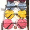 Janis Large Round Sunglasses - Dark Color Lens