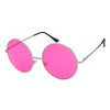Janis Large Round Sunglasses - Dark Color Lens