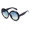 Large Round Sunglasses - Plastic Frames with Ocean Lenses