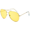 XL Aviator Glasses - Gold Frame