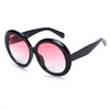 Large Round Sunglasses - Plastic Frames with Ocean Lenses