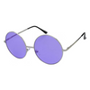 Janis Large Round Sunglasses - Dark Color Lens
