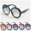 Large Round Sunglasses - Plastic Frames with Ocean Lenses
