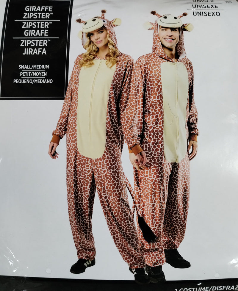 Giraffe Zipster - Adult Costume