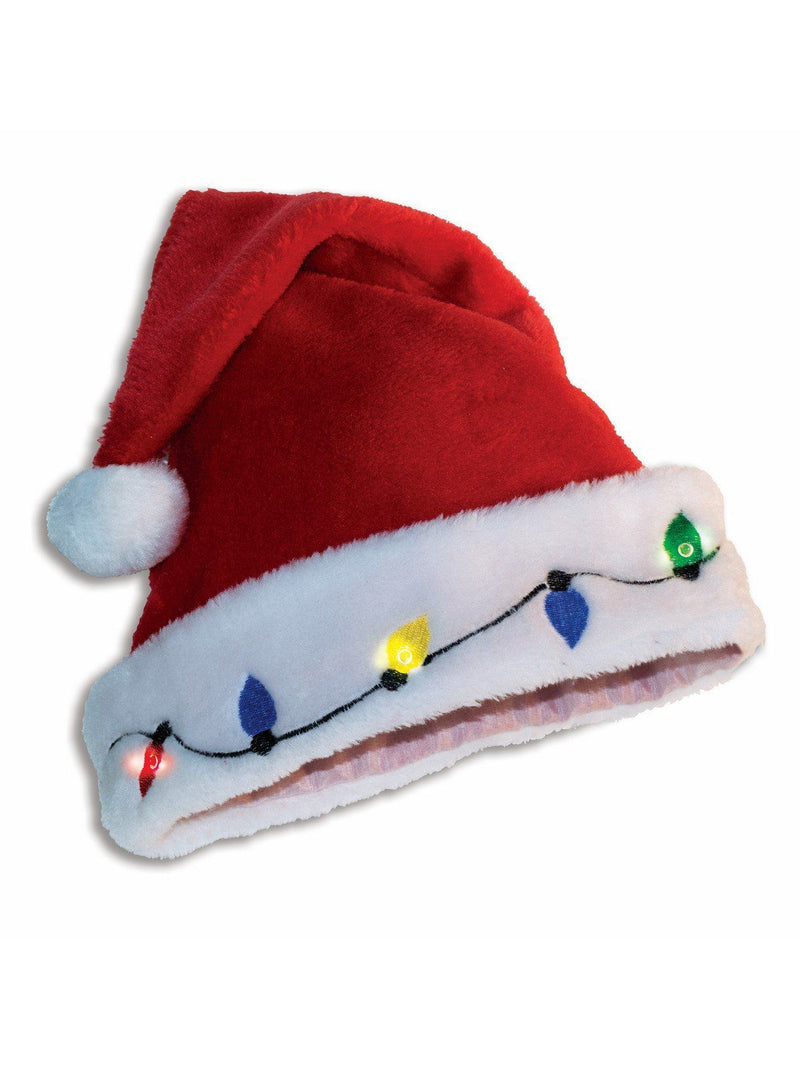 Light-Up Santa Hat Costume Accessory