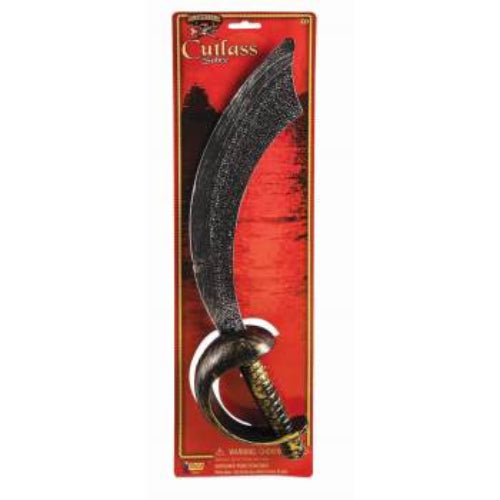 18" Plastic Pirate Cutlass - Halloween Prop