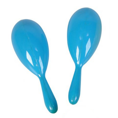 4" Plastic Neon Maraca set of 2