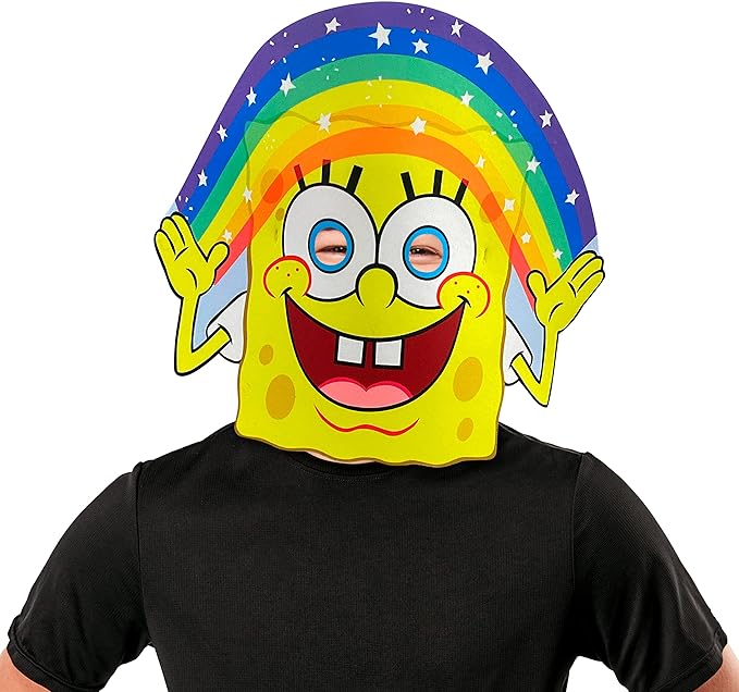 Spongebob Rainbow Meme - Foam Mask
