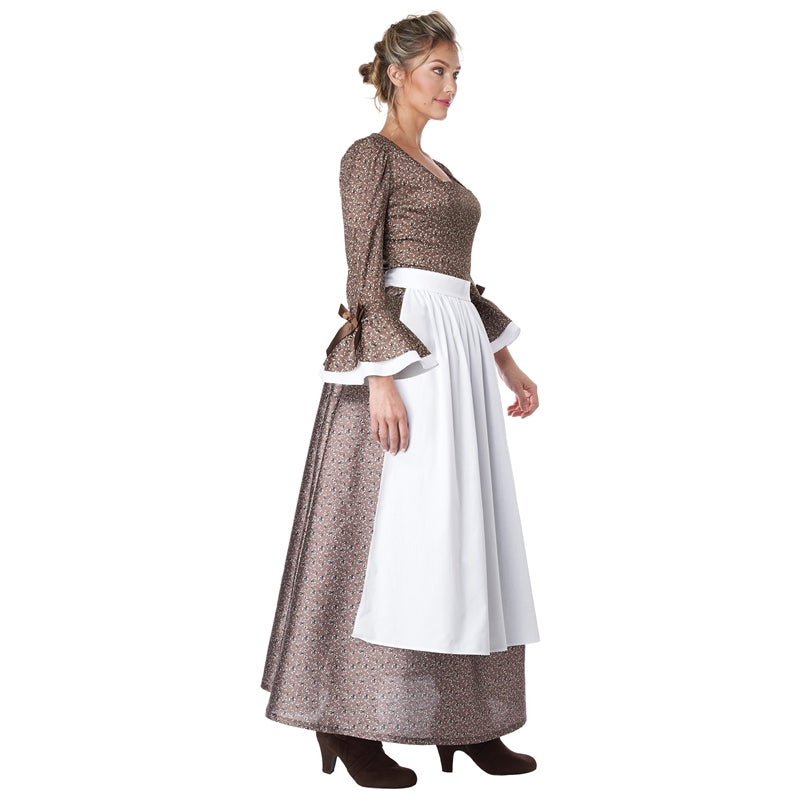 American Colonial Dress Adult Costume Small American Colonial Dress Adult Costume Small