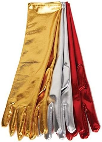 Colored Metallic Gloves