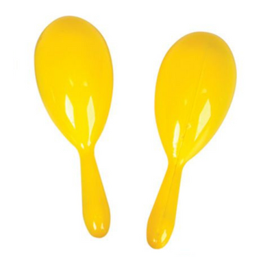 4" Plastic Neon Maraca set of 2