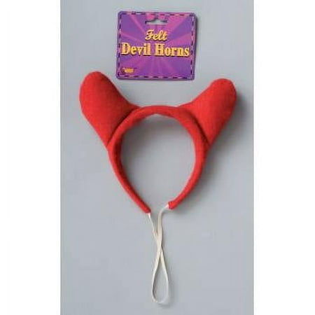 Felt Devil Horns Headband