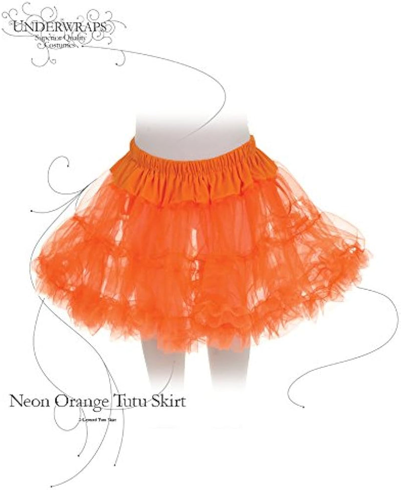 Tutu Skirt Neon Orange