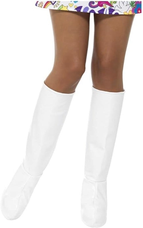 White GoGo Boot Covers - Adult