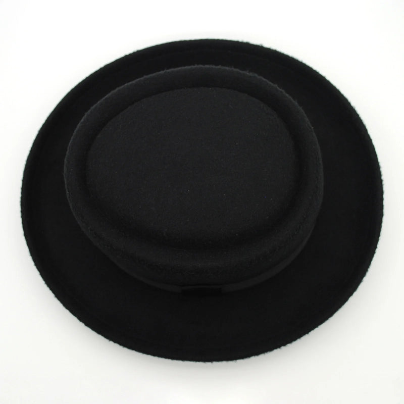 Black Pork Pie Hat