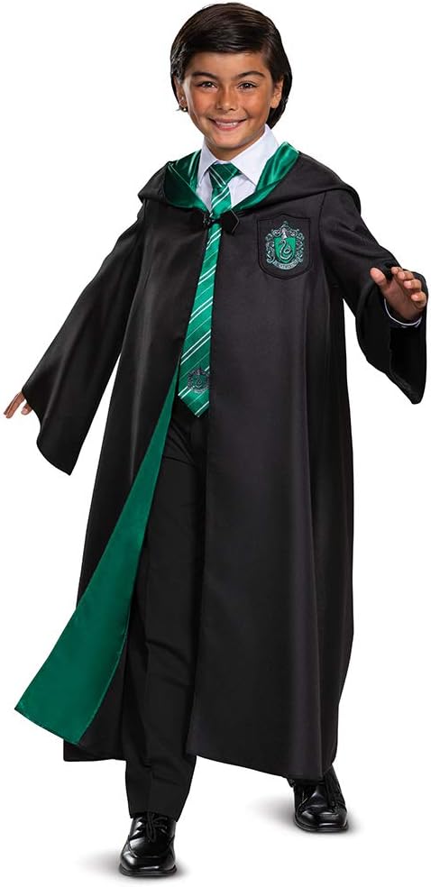 Slytherin Robe - Deluxe Child Costume - Chicago Costume Company