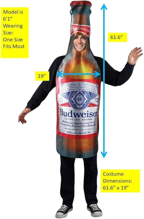 Budweiser Bottle - Adult Costume