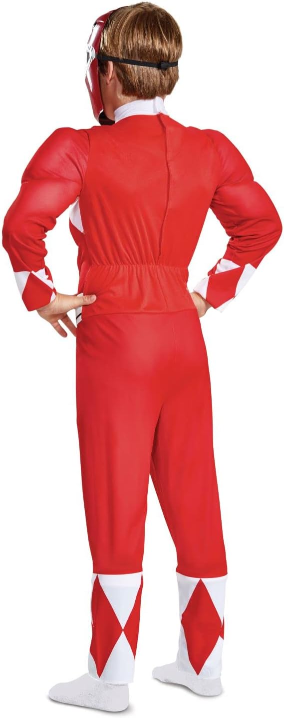 Red Ranger - Deluxe Muscle - Child Costume