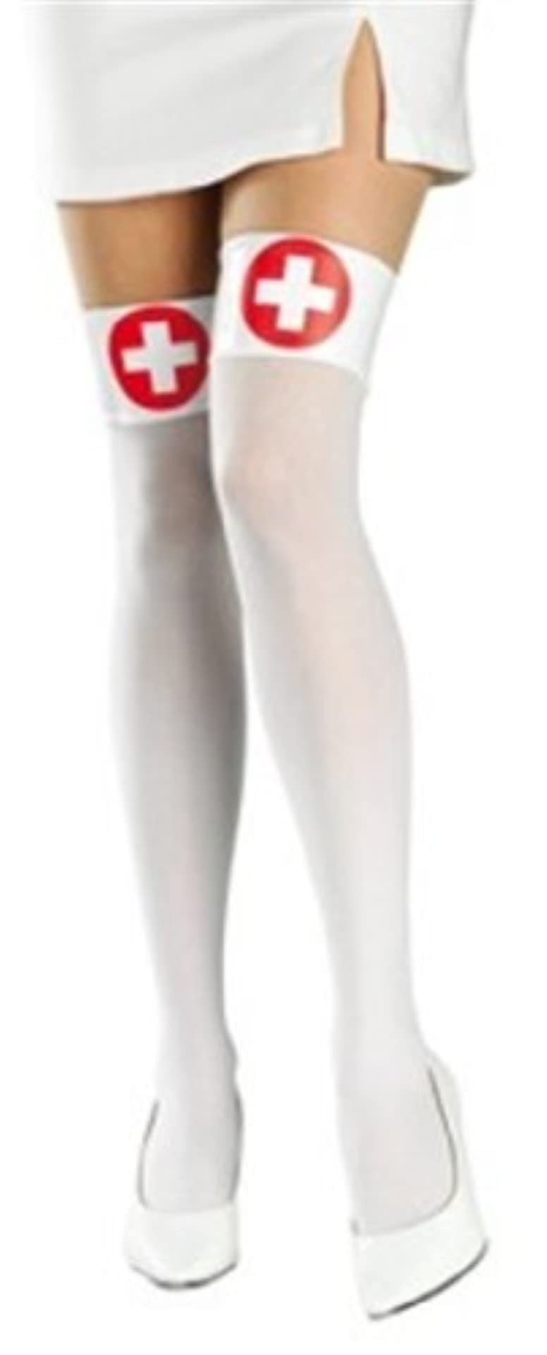 Sexy Nurse Thigh Highs - Costume Accessory