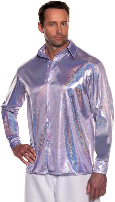70's Metallic Disco Shirt - Adult