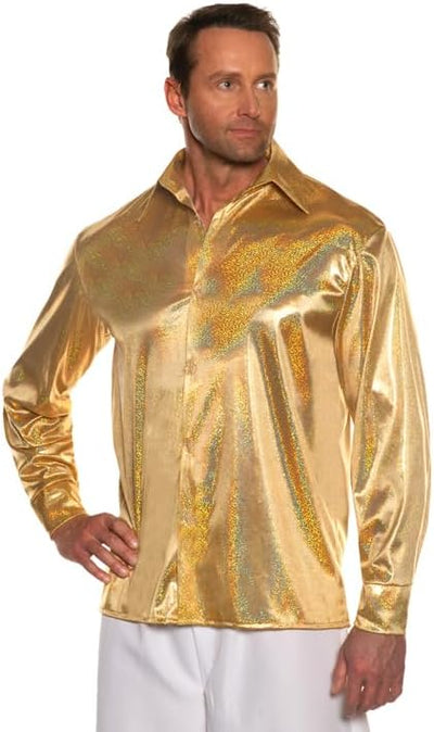 70's Metallic Disco Shirt - Adult