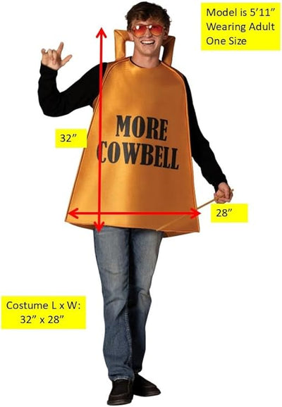 More Cowbell - Adult Costume