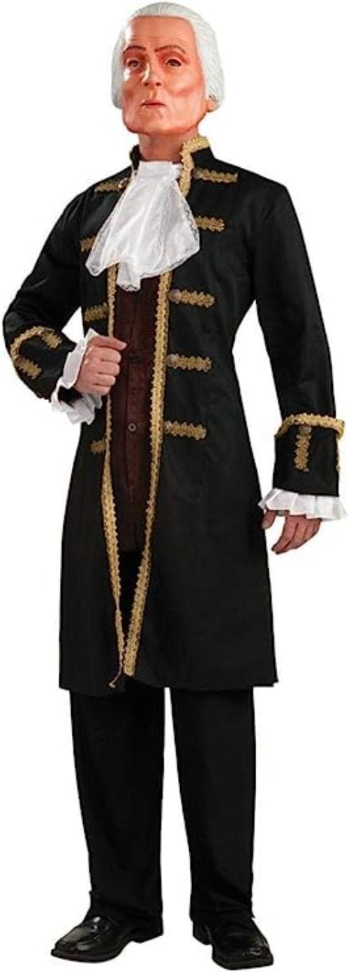 George Washington with Latex Mask - Adult Costume