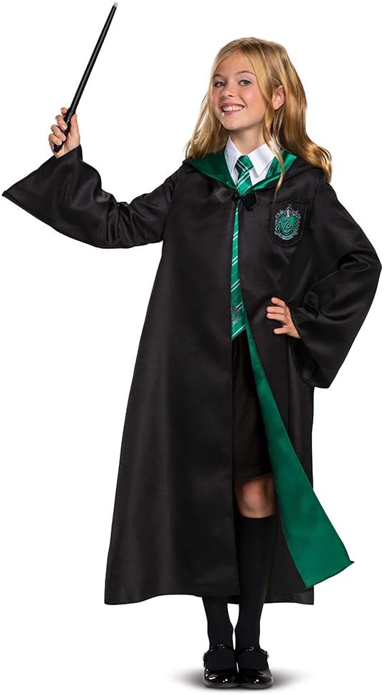 Slytherin Robe - Deluxe Child Costume - Chicago Costume Company