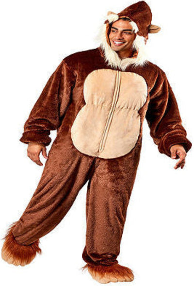 Big Foot Hooded Jumpsuit - Comfy-Wear Adult Costume