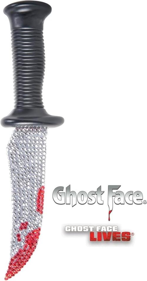 10.5" Bling Knife - Ghost Face Prop