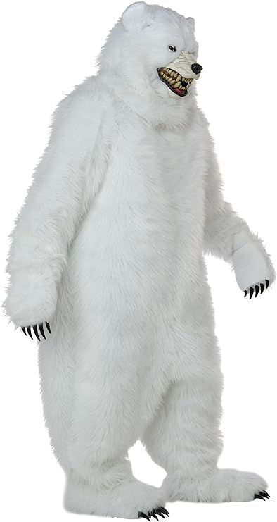 Deluxe Polar Bear Costume with Ani-Motion Mask