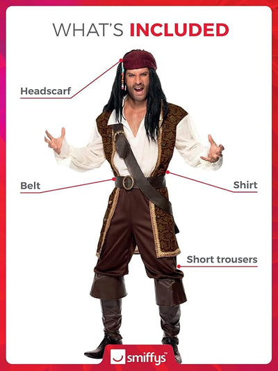 High Seas Pirate - Adult Costume