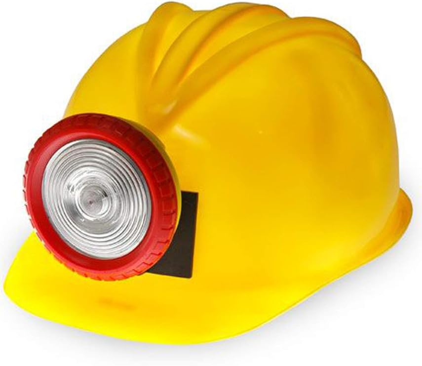 Miner's Cosmetic Helmet with Light Chicago Costume Company