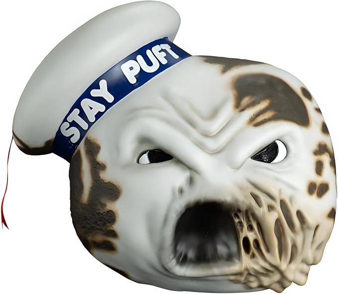 Toasted Stay Puft Marshmallow Man - Ghostbusters - Adult Vinyl Mask