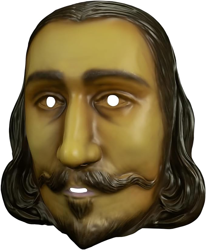 Thanksgiving John Carver Injection Molded Plastic Mask - Chicago Costume Company