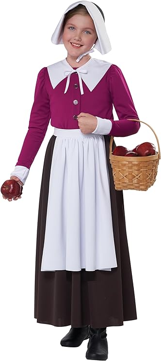 Mayflower Pilgrim Girl - Child Costume