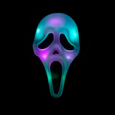 Ghost Face - Light-Up/ Multi-color - Adult Mask